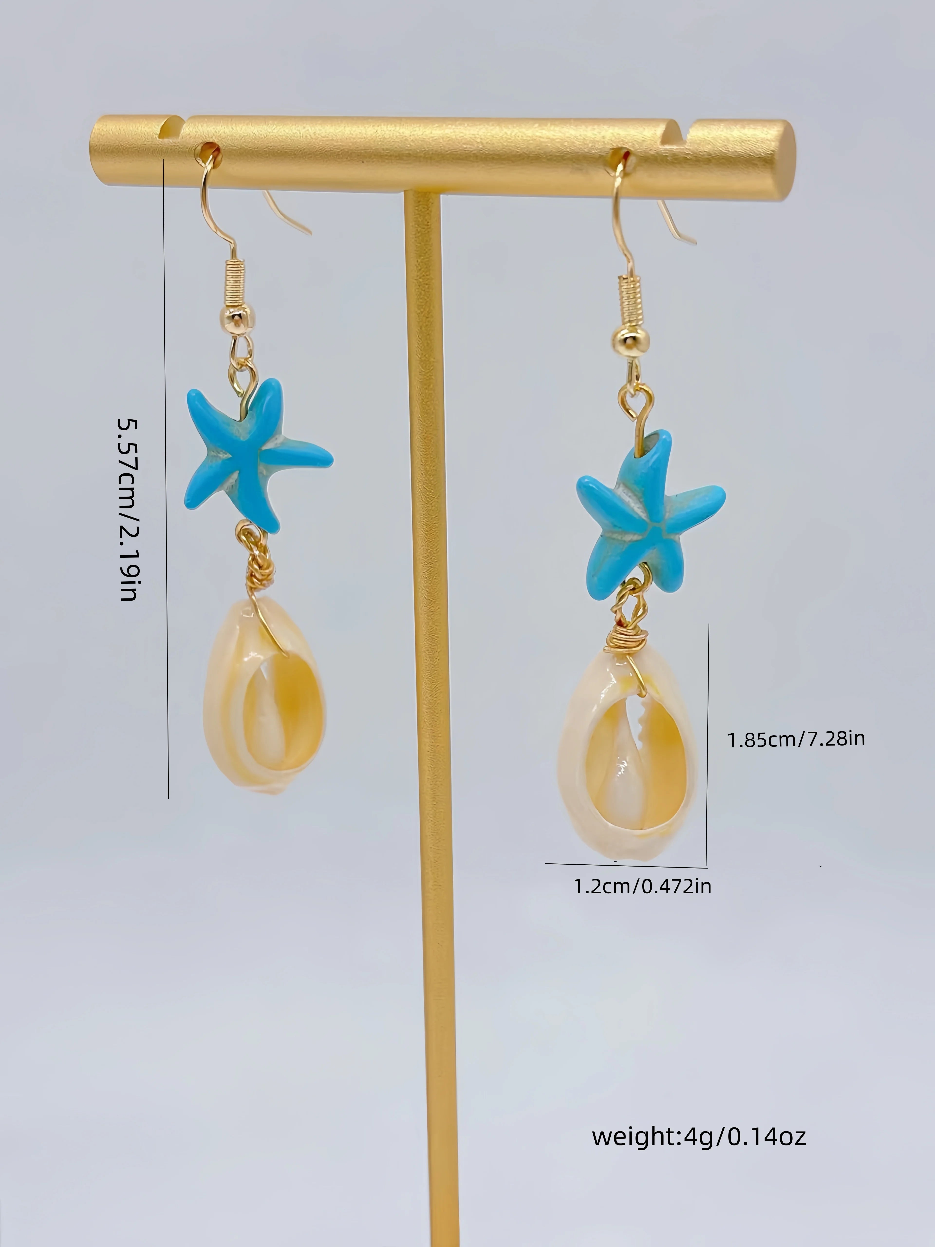 Orecchini posteriori irregolari placcati in oro delicati alla moda Orecchini con fiori color crema di alta qualità dal design pesante, il miglior regalo per la famiglia per i