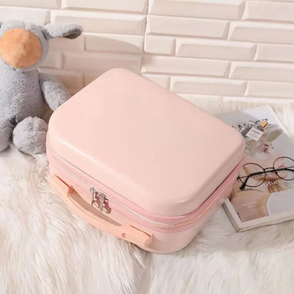 Mini valigia da viaggio leggera da 14 pollici Scatola per cosmetici Organizzatore per bagagli a mano impermeabile Custodia per trucco Piccola custodia da imbarco protettiva