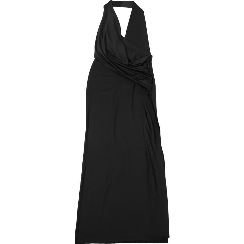 Copricostume estivo da donna Costume da bagno con cinturino per spaghetti Abiti senza maniche Costume da bagno 2025 Nuova stampa Beach Holiday Maxi abiti Cover-Up