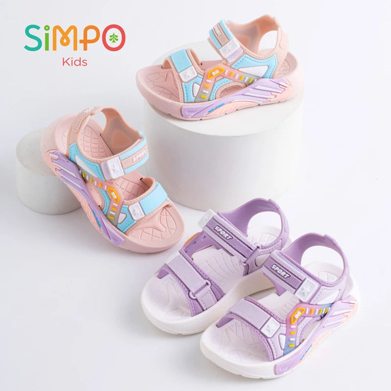 Sommersandalen für Kinder, lässige Strandschuhe mit weicher Sohle für Grundschüler Jungen und Mädchen (Unisex)