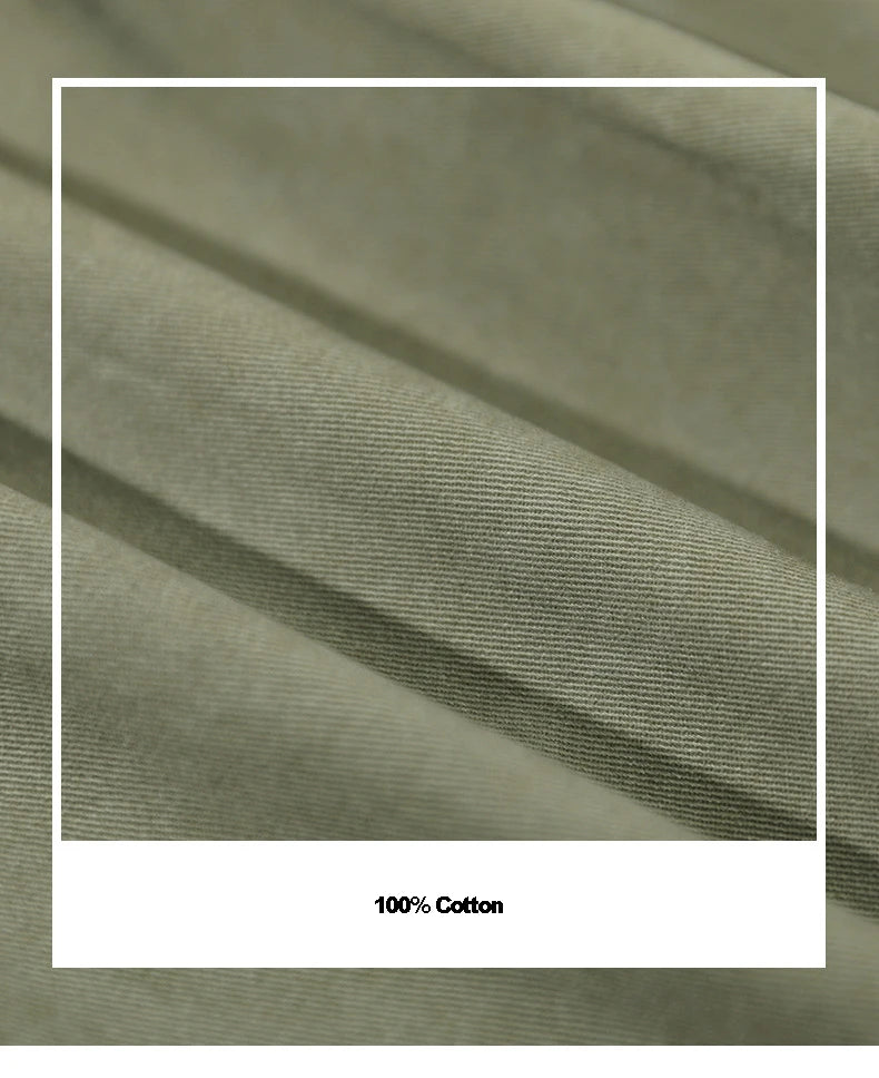 Camicia cargo vintage patchwork multitasche da uomo moda autunno inverno tinta unita manica lunga 100% cotone camicetta ampia quotidiana
