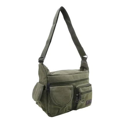 Borsa a Tracolla in Tela da Uomo, Borsa Casual da Viaggio, Borsa Messenger di Lusso, Borsa a Mano di Alta Qualità, Borsa da Petto alla Moda
