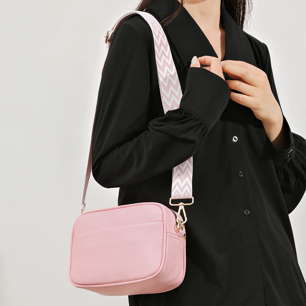 Borsa da donna di moda borse a tracolla in pelle di marca di lusso per borse a tracolla da donna 2024 borsa a mano di design Tote a tracolla in tinta unita