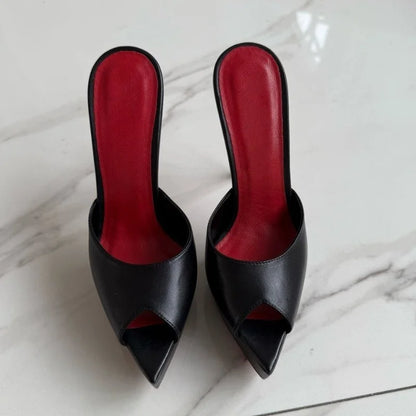 Sandali Estivi da Donna 2026 con Punta Aperta e Tacco a Spillo, Eleganti Scarpe da Ballo e da Cerimonia