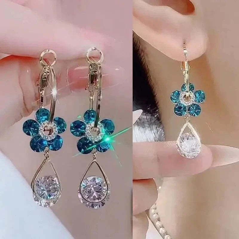 925 Ago D'argento Coreano Moda Perla Nappa Orecchini Per Le Donne Gioielli 2024 di Tendenza delle Nuove Donne di Lusso Zircone Orecchini di Perle