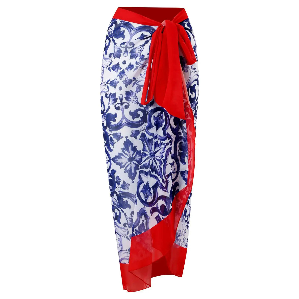 Nuovo Abito da Spiaggia Sexy con Stampa Retrò 2026, Copricostume Lungo, Gonna per Feste, Costume da Bagno, Abbigliamento da Spiaggia