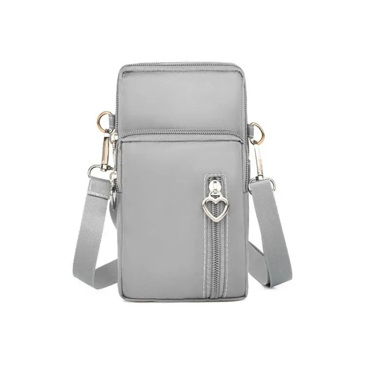 Borse a tracolla per donna Borsa piccola casual multifunzione in nylon impermeabile Custodia per cellulare Borsa a tracolla Borsa sportiva