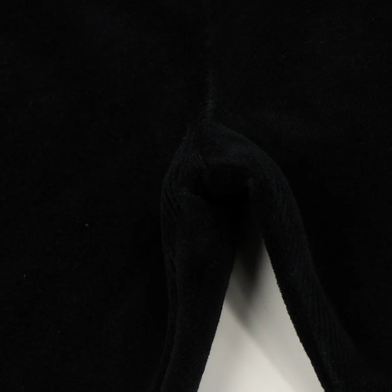 Abbigliamento invernale per neonati e bambini, set invernale da 2 pezzi per bambine, pantaloni per bambini, vestiti per bambine in velluto nero con collo verde.
