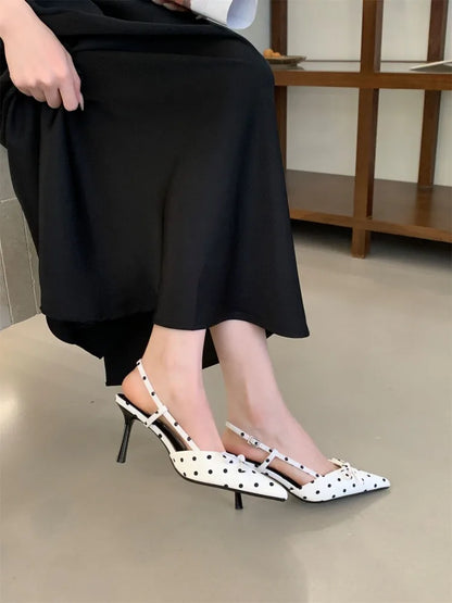 Sandales d'été à talons hauts pour femmes, mules élégantes en satin avec nœud papillon, chaussures de soirée