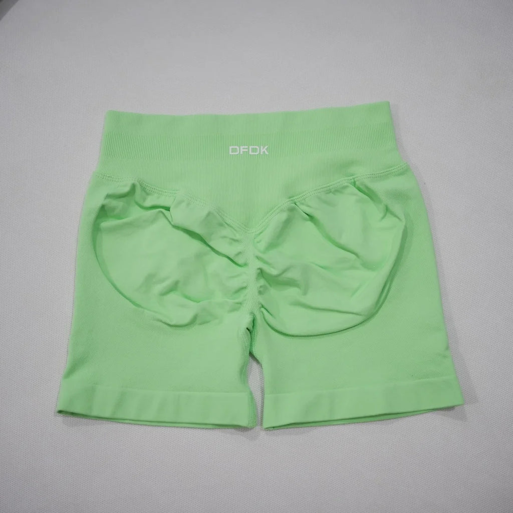 DFDK 2026 Nuovi Pantaloncini da Yoga per Donna con Effetto Push-Up, Vita Alta, Sollevamento Glutei, Resistenti agli Squat, Pantaloncini Sportivi per Palestra, Allenamento, Corsa e Fitness
