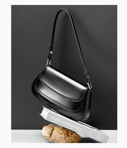 Borse di lusso Zency per donna, in vera pelle, stile francese, borsa a tracolla estiva da donna, borsa a spalla, borsa a tracolla sottobraccio.