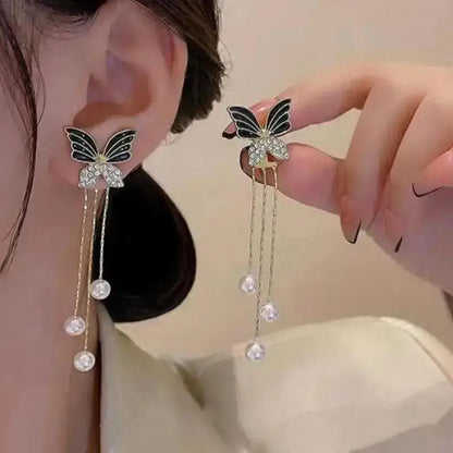 925 Ago D'argento Coreano Moda Perla Nappa Orecchini Per Le Donne Gioielli 2024 di Tendenza delle Nuove Donne di Lusso Zircone Orecchini di Perle