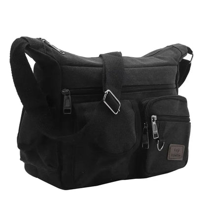 Borsa a Tracolla in Tela da Uomo, Borsa Casual da Viaggio, Borsa Messenger di Lusso, Borsa a Mano di Alta Qualità, Borsa da Petto alla Moda