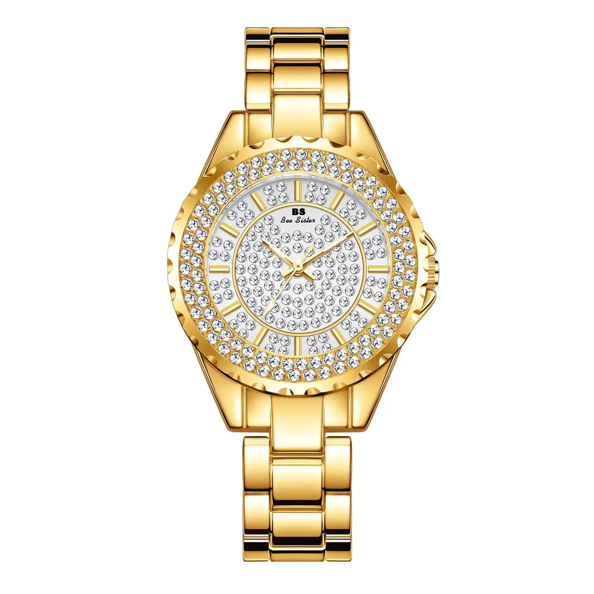 Orologi eleganti da donna con bracciale in oro 2025 Orologi da polso da donna di lusso delle migliori marche per orologio femminile Moda elegante in acciaio pieno