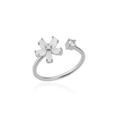 Anelli con fiori grandi esagerati in acciaio inossidabile per le donne Anello da dito con girasole color oro Regalo di gioielli estetici di moda femminile