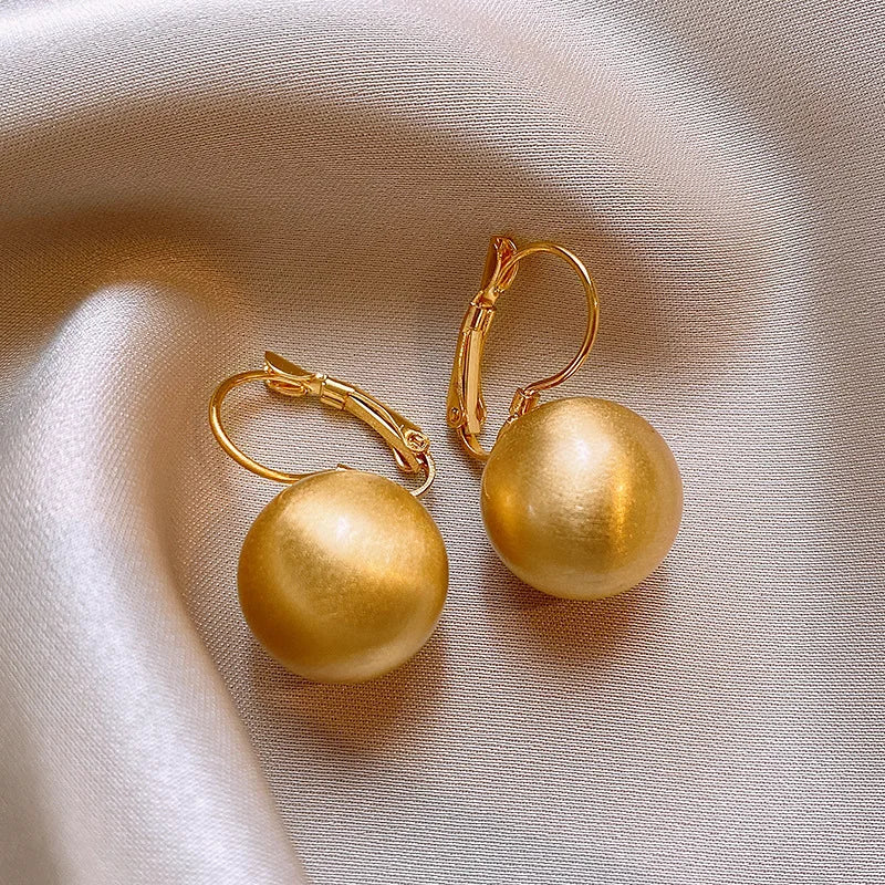 Orecchini scintillanti con zirconi e strass per le donne Orecchini a sfera rotondi Accessori da sposa per matrimoni Commercio all'ingrosso di gioielli per orecchie da festa