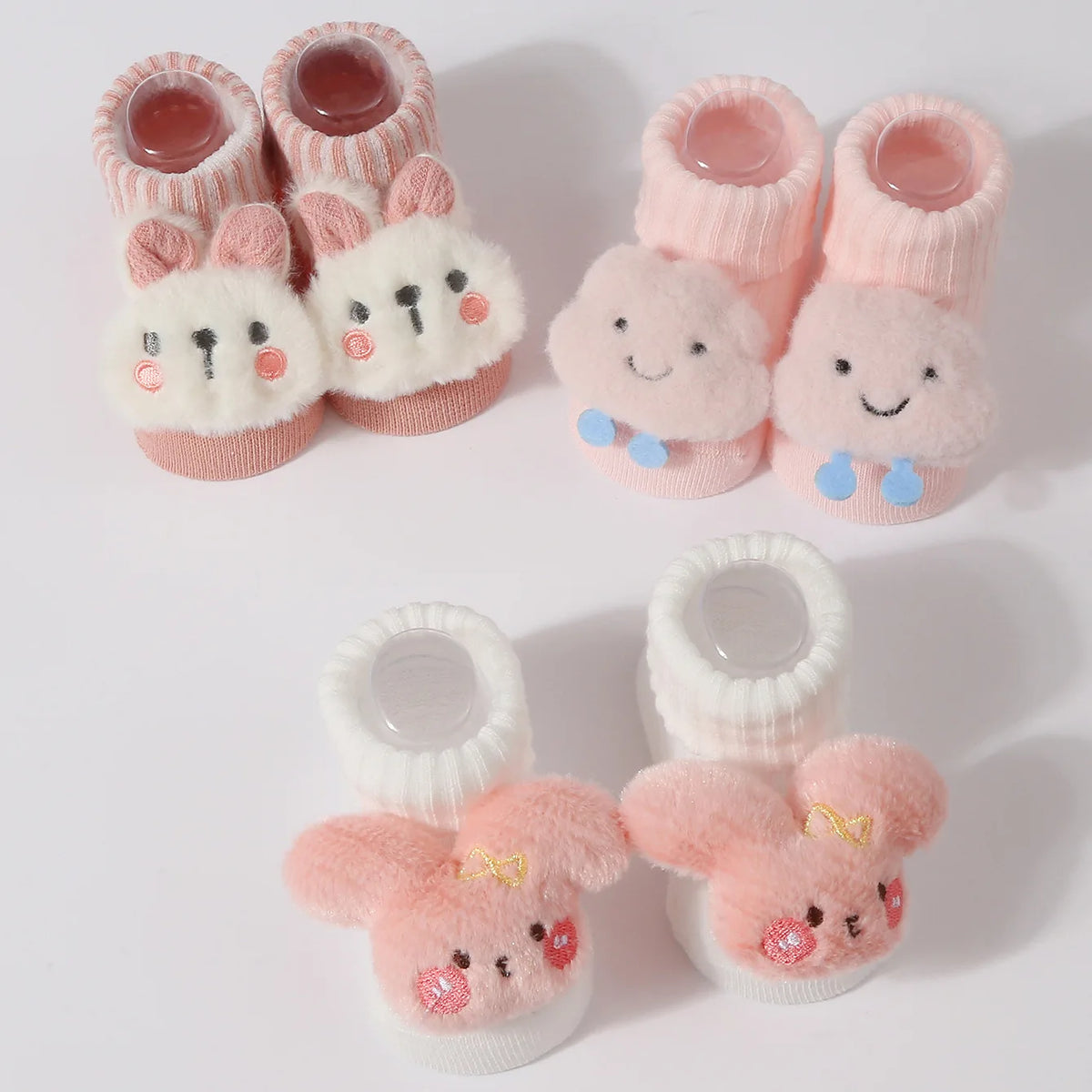 3 paia/set calzini per bambini ragazze ragazzi accessori per neonati animali dei cartoni animati vestiti regalo per bambini roba per bambini calzino traspirante in cotone