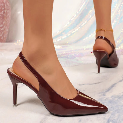 Sandales d'été élégantes à talons hauts et pointus, sexy et tendance, neuves et confortables, chaussures pour femmes grande taille, meilleures ventes