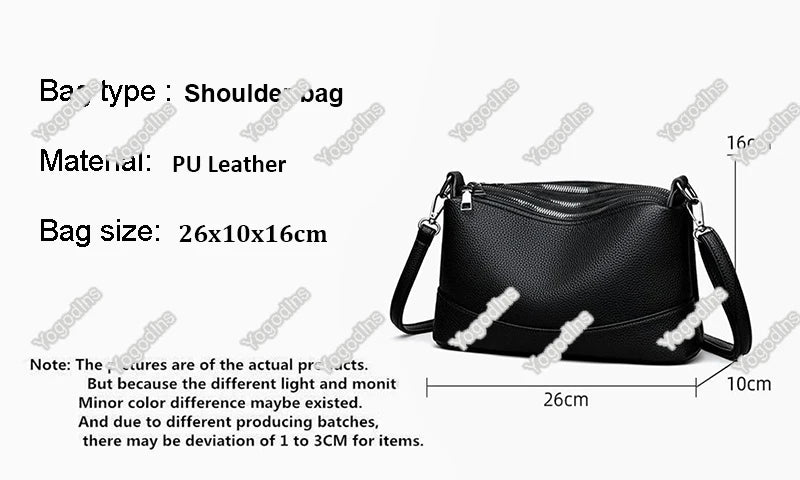 Nuove borse da donna in pelle PU di moda Borse da donna Borse a tracolla femminili di design Borsa a tracolla da donna di marca di lusso