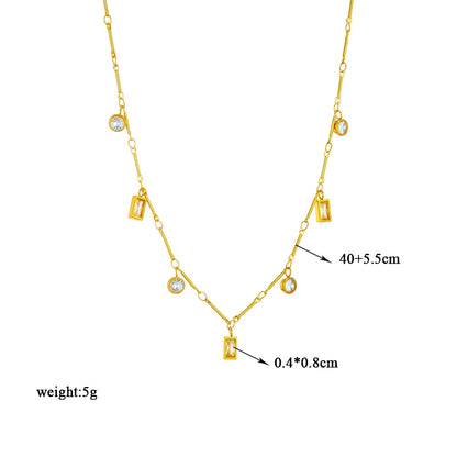 DIEYURO Collana con ciondolo occhi azzurri con serratura a forma di farfalla in acciaio inossidabile 316L per le donne Nuovi regali di gioielli con catena girocollo multistrato