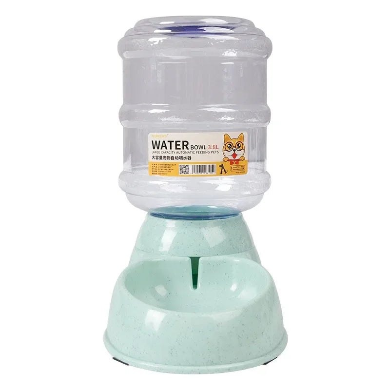 Mangiatoie automatiche per cani Bottiglia d'acqua in plastica Ciotola per gatti Alimentazione e bere Distributore d'acqua per cani Ciotola per animali domestici Forniture per animali domestici