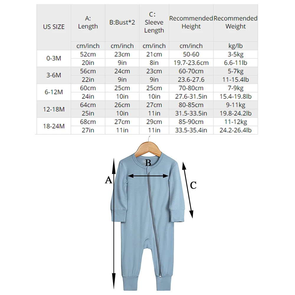 2024 neonato pagliaccetto in fibra di bambù solido traspirante vestiti a maniche lunghe per 0-24M ragazzo ragazza tuta neonato pigiama Loungewear
