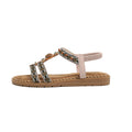 Sandali da donna estivi bohémien eleganti, antiscivolo, comodi, per tutti i giorni, per le vacanze, scarpe piatte da spiaggia
