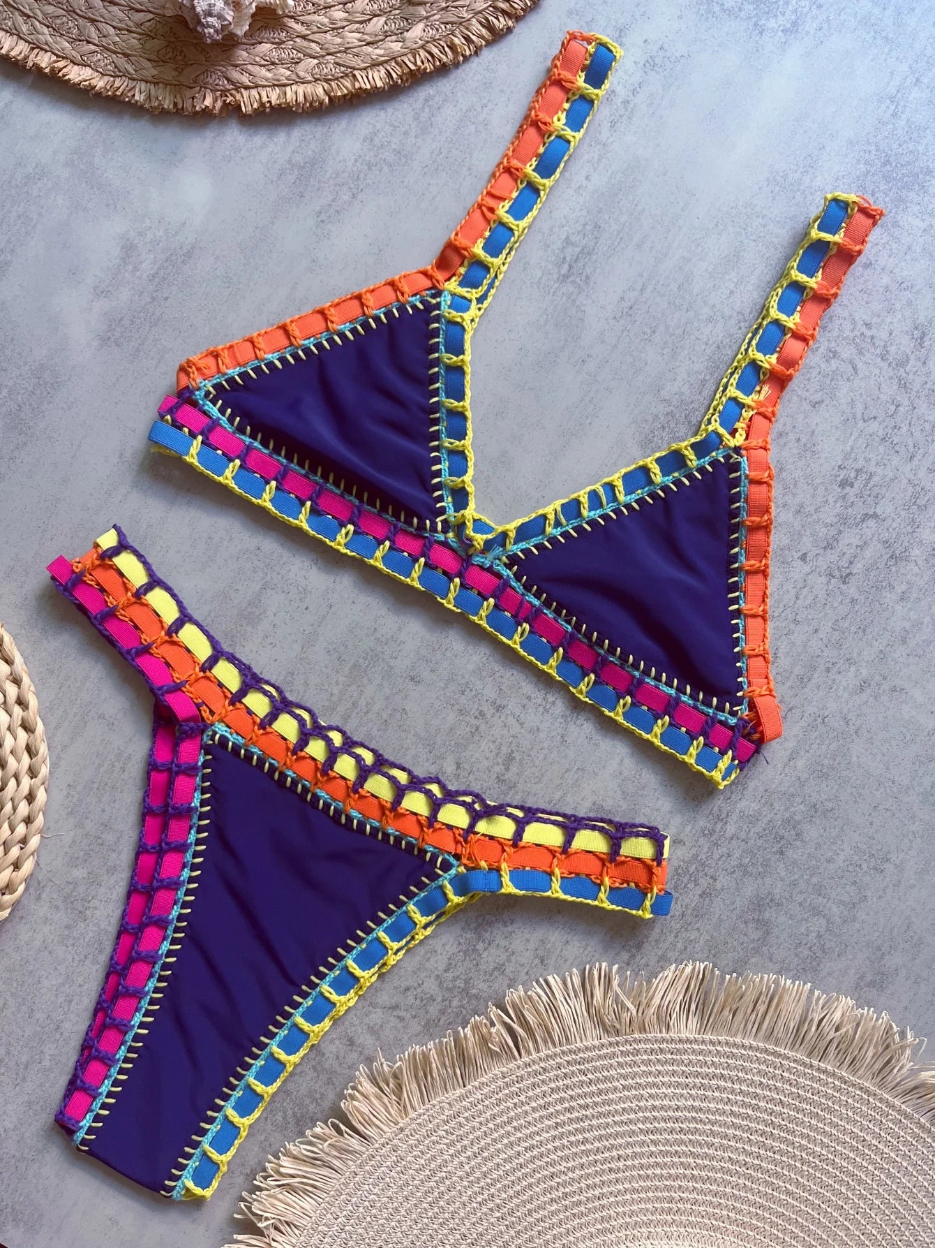 2026 Sexy Bikinis Sommer Frauen Bademode Handgehäkelter Bikini-Set Bademode Strand Badeanzug Biquini Weiblicher Monokini