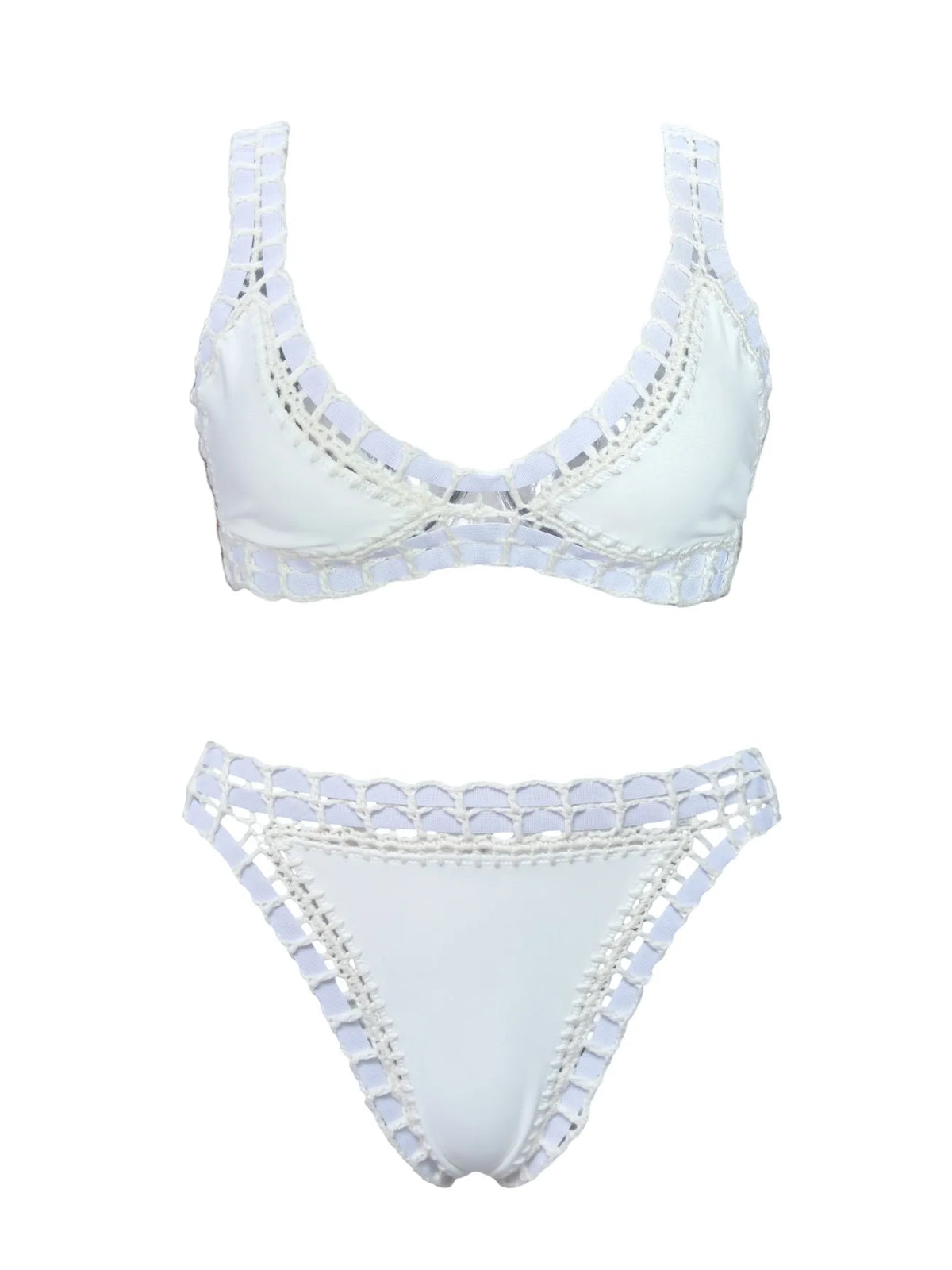 2026 Sexy Bikinis Summer Women Swimsuit Hand Crocheted Bikini Set Swimwear Beach Bathing Suit Biquini Female Monokini