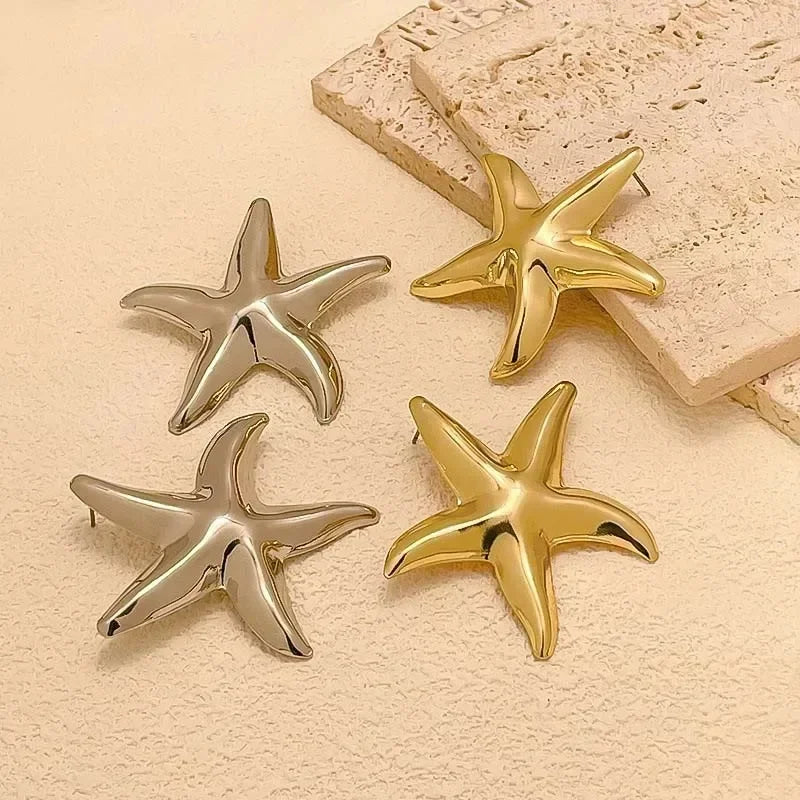 Nuovi orecchini a bottone in argento antico con personalità di conchiglia stereo gotica per uomo donna Ognissanti gioielli punk regalo accessorio per le vacanze
