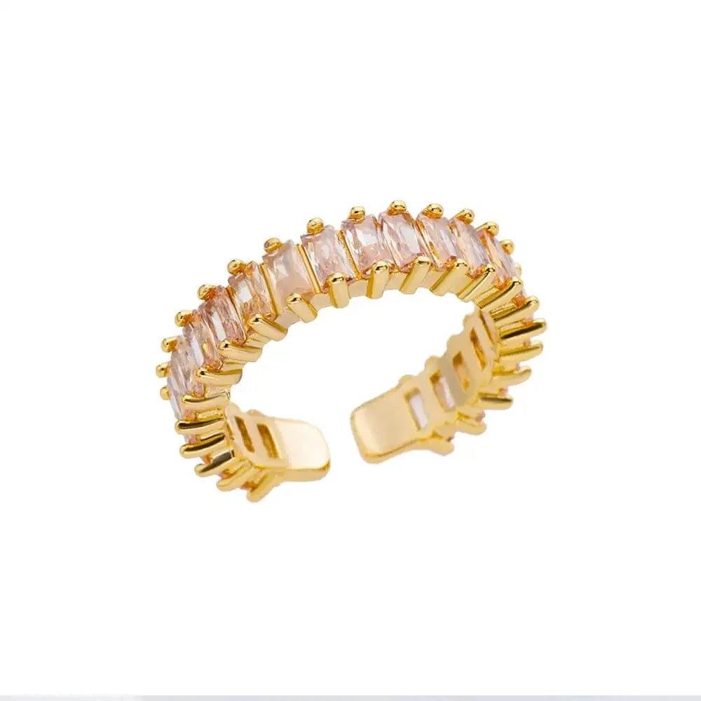 Anelli in acciaio inossidabile 316L per le donne Colore oro Non sbiadisce mai Anelli classici di lusso Anelli per coppie di nozze Gioielli Spedizione gratuita