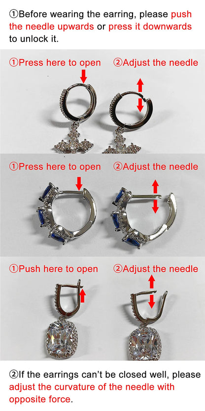 Orecchini a Cerchio Huitan con Design Intrecciato per Donne, Accessori di Lusso Color Oro con Zirconi Brillanti per Matrimoni e Fidanzamenti