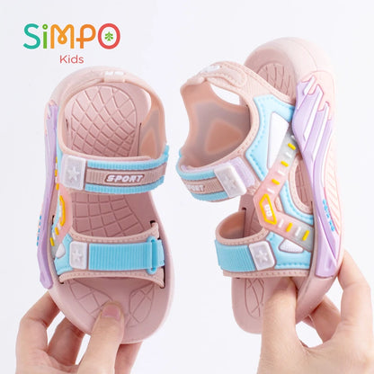 Sommersandalen für Kinder, lässige Strandschuhe mit weicher Sohle für Grundschüler Jungen und Mädchen (Unisex)