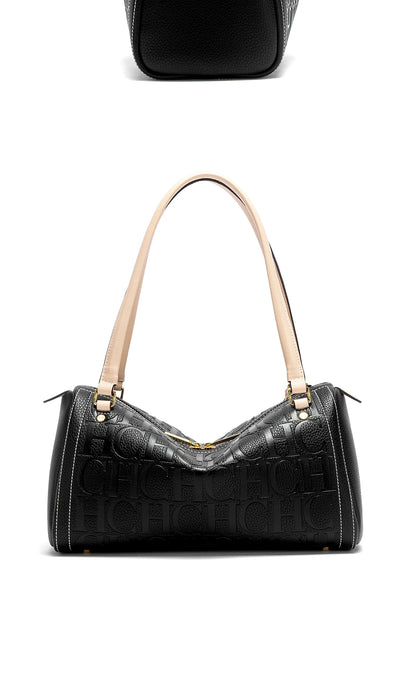CH Borsa Boston da donna Autunno Inverno Nuova collezione Borse a tracolla con texture design a lettera