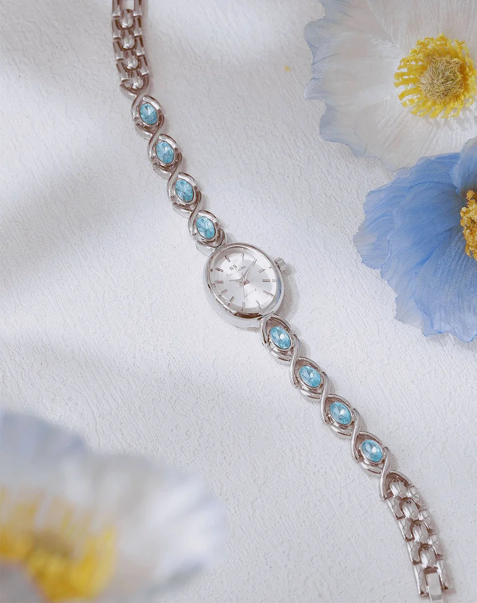 Orologio da donna elegante braccialetto di giada di lusso orologi al quarzo regalo per le donne 2025 nuovo orologio da polso impermeabile di alta qualità