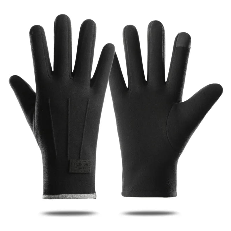 Guanti caldi da donna, uomo invernale, ciclismo all'aperto, guida, ciclismo sportivo, con pile, guanti da coppia autunnali e invernali