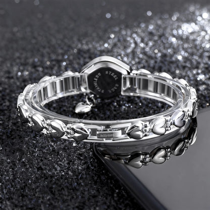 Orologi semplici ed eleganti con quadrante piccolo Orologi da polso al quarzo da donna in oro di lusso da donna Orologio da polso da donna delle migliori marche relogio feminino