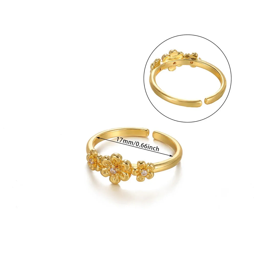 Anelli con fiori grandi esagerati in acciaio inossidabile per le donne Anello da dito con girasole color oro Regalo di gioielli estetici di moda femminile