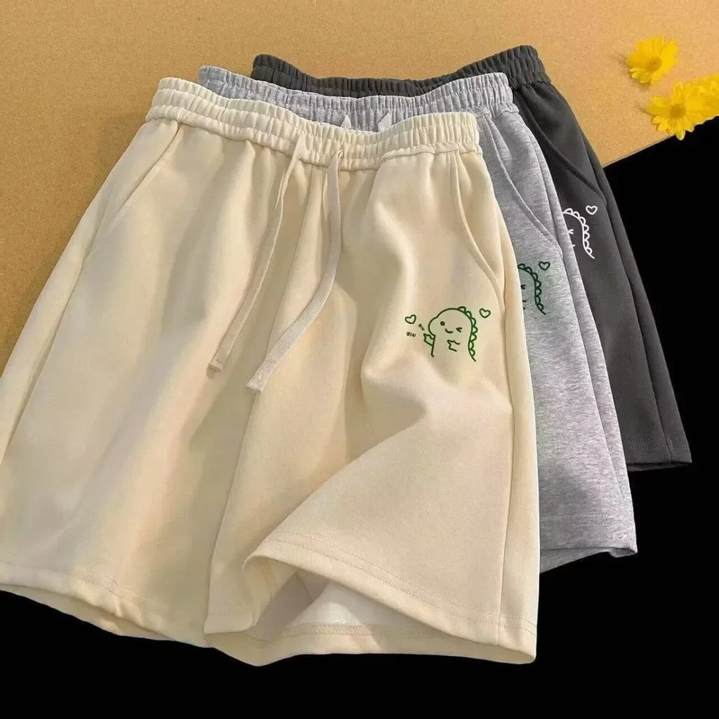 M-8XL pantaloncini oversize pantaloncini Casual da uomo espressioni divertenti stampa pantaloncini moda coppia pantaloni corti da basket