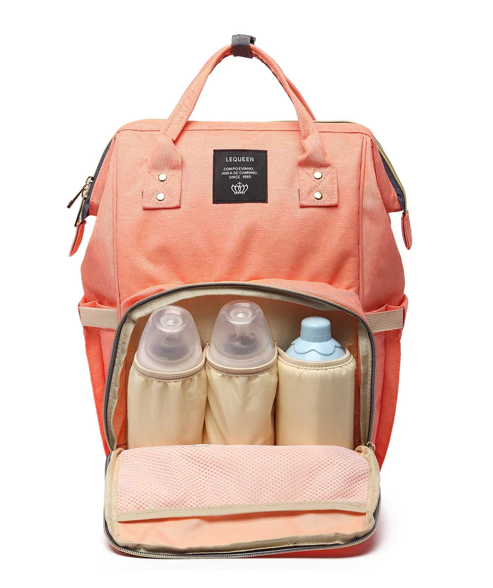 Lequeen mummia maternità borsa per pannolini zaino borsa per pannolini borsa per passeggino di grande capacità zaino per pannolini da viaggio per la cura del bambino
