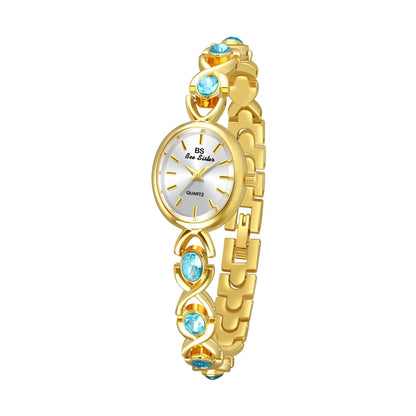 Orologio da donna elegante braccialetto di giada di lusso orologi al quarzo regalo per le donne 2025 nuovo orologio da polso impermeabile di alta qualità