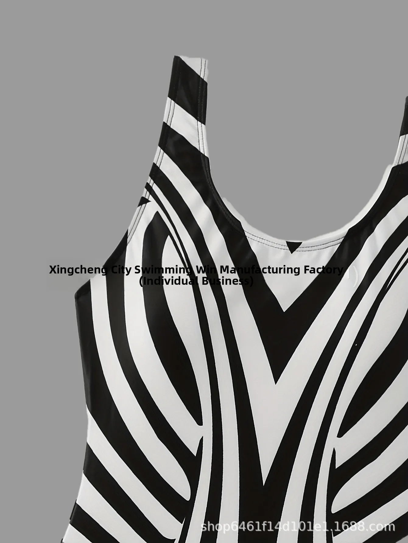 Women's One-Piece Bikini Swimsuit Stripe Pattern High Elasticity Beach Vacation Suitable for Swimming And Water Sports