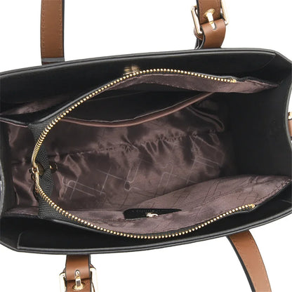 Borse di lusso in morbida pelle Borse da donna Designer 3 strati Borsa a tracolla con tracolla Sac Borsa da donna per lo shopping di grande capacità