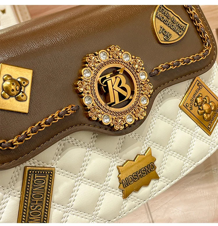 Borsa da donna designer brand handbag women's 2024 new spring/summer high-end texture single shoulder crossbody