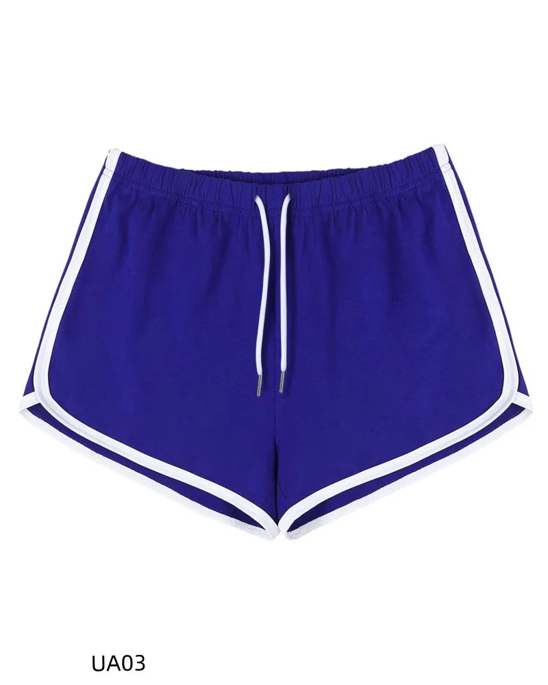 Pantaloncini Casual da Donna in Cotone con Elastico in Vita e Coulisse, Ideali per Corsa, Sport, Relax, Palestra e Allenamento Estivo