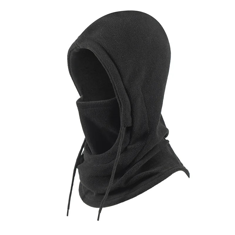 Berretto antivento da ciclismo 4 in 1 Nuovo inverno Uomo Donna Copertura integrale Cappello da pesca con maschera Passamontagna Berretto da ciclismo con collo con cappuccio