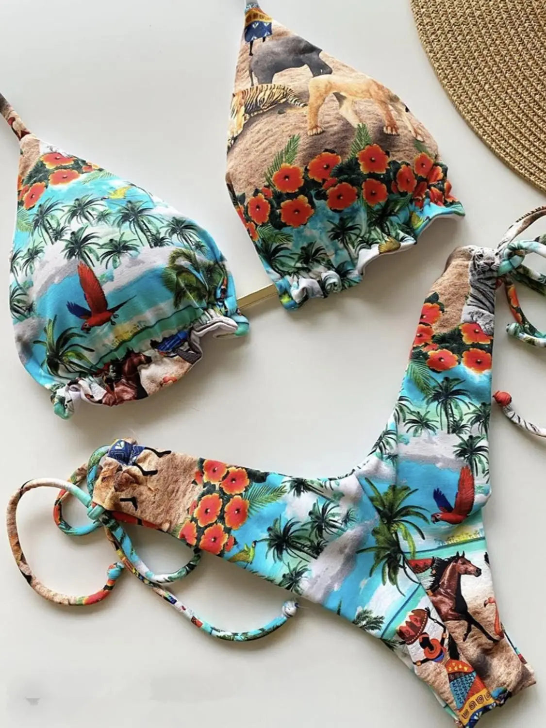 RUOTONGSEPT 2022 Popular Womens Beachwear Sexy Bikinis Set Hot Sport Swimwear Push-Up Padded Swimsuit  Exquisite Bather Swimwear