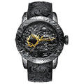 BIDEN impermeabile sport uomo orologi Dragon Design orologio al quarzo per uomo cinturino in Silicone orologio da polso orologio maschile Relogio Masculino