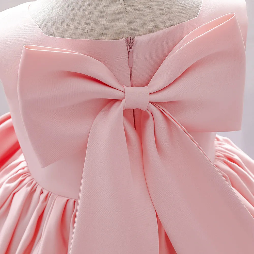 Fiore neonate matrimonio compleanno Bownot abiti abbigliamento bambino bambini principessa abito da ballo abito Costume abiti per 1-10 anni