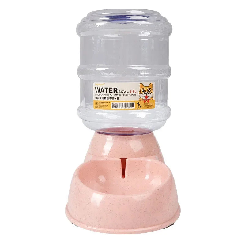 Mangiatoie automatiche per cani Bottiglia d'acqua in plastica Ciotola per gatti Alimentazione e bere Distributore d'acqua per cani Ciotola per animali domestici Forniture per animali domestici